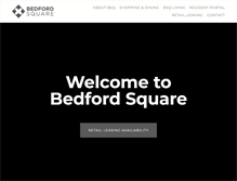 Tablet Screenshot of bedfordsquare.com